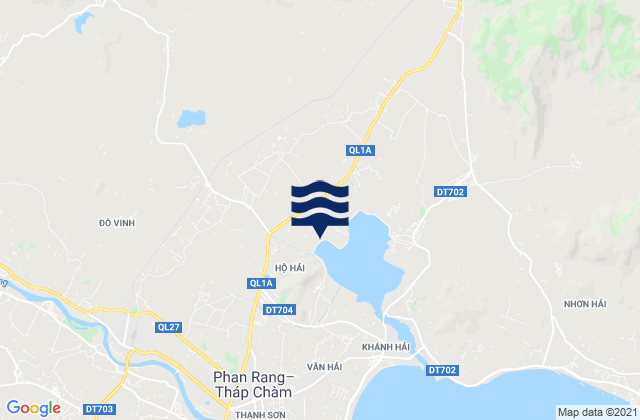 Mapa de mareas Xã Phước Trung, Vietnam