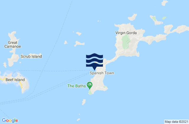 Mapa de mareas Yacht Harbour, U.S. Virgin Islands