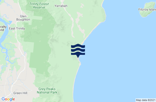 Mapa de mareas Yarrabah, Australia
