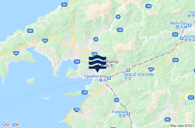 Mapa de mareas Yawatahama-shi, Japan