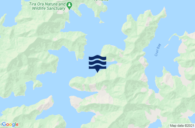 Mapa de mareas Yncyca Bay, New Zealand