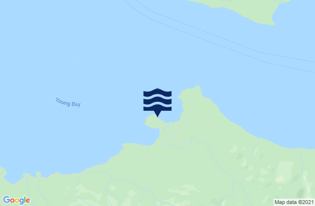 Mapa de mareas Young Bay, United States