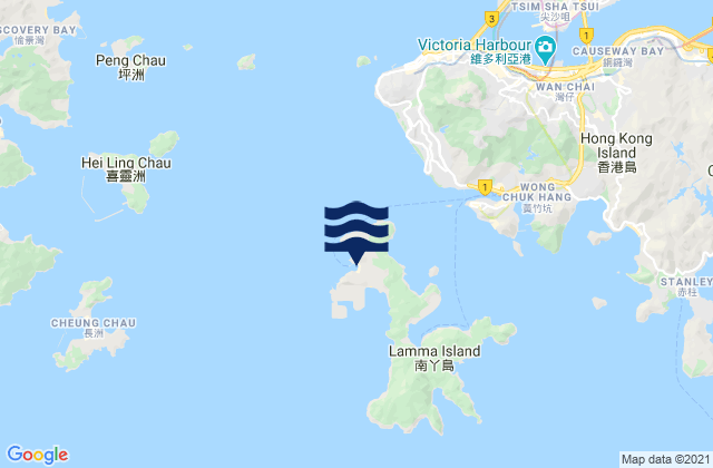Mapa de mareas Yung Shue Wan, Hong Kong