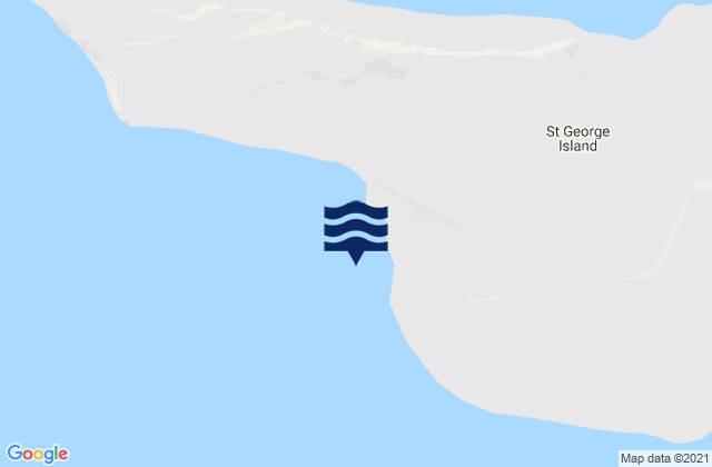 Mapa de mareas Zapadni Bay St George Island, United States