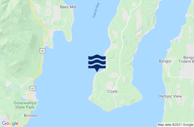 Mapa de mareas Zelatched Point, United States