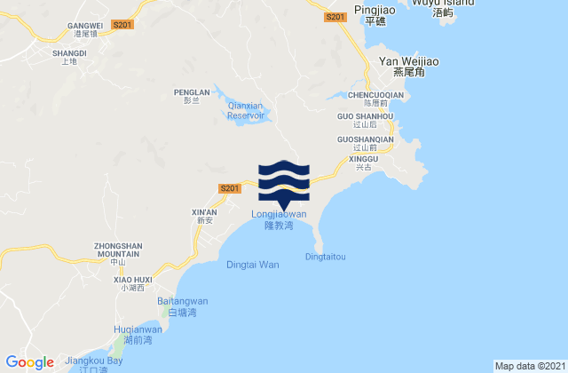 Mapa de mareas Zhenhaicun, China