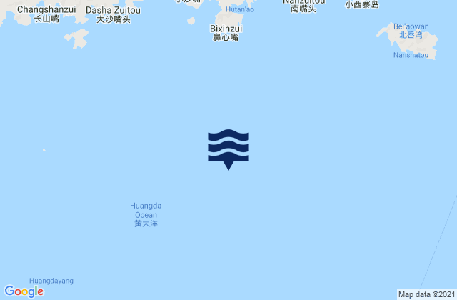 Mapa de mareas Zhoushan Shi, China
