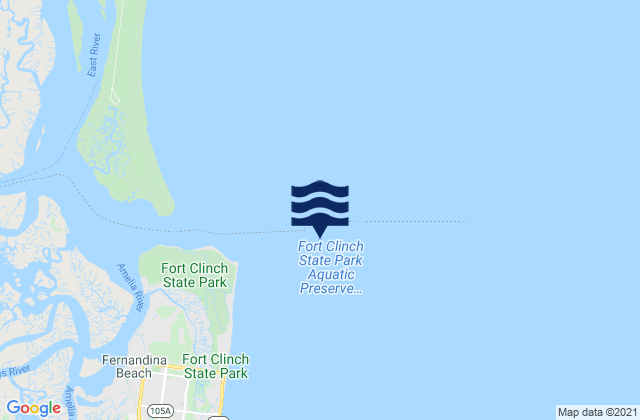 Mapa de mareas south jetty, United States