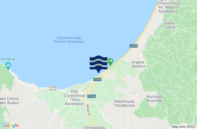 Mapa de mareas Ágios Isídoros, Cyprus