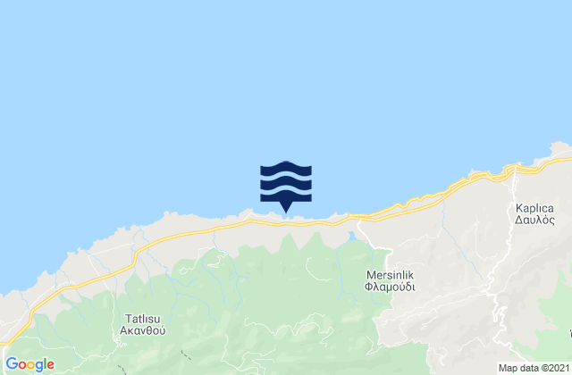 Mapa de mareas Ágios Iákovos, Cyprus