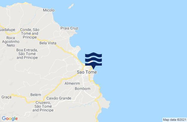 Mapa de mareas Água Grande District, Sao Tome and Principe