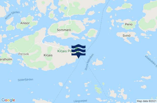 Mapa de mareas Åboland-Turunmaa, Finland