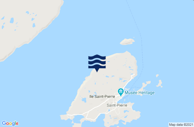 Mapa de mareas Île Saint-Pierre, Saint Pierre and Miquelon