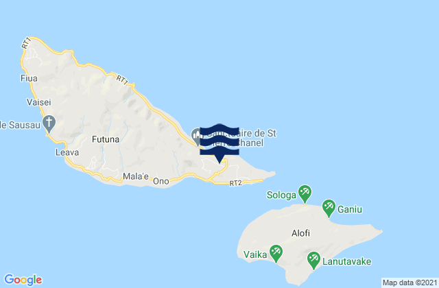 Mapa de mareas Îles de Hoorn, Wallis and Futuna