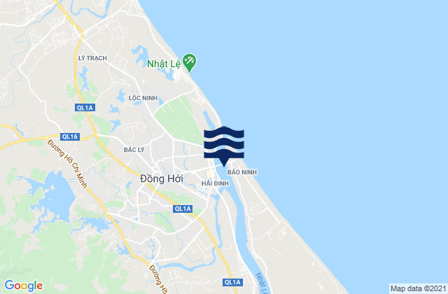 Mapa de mareas Đồng Hới, Vietnam