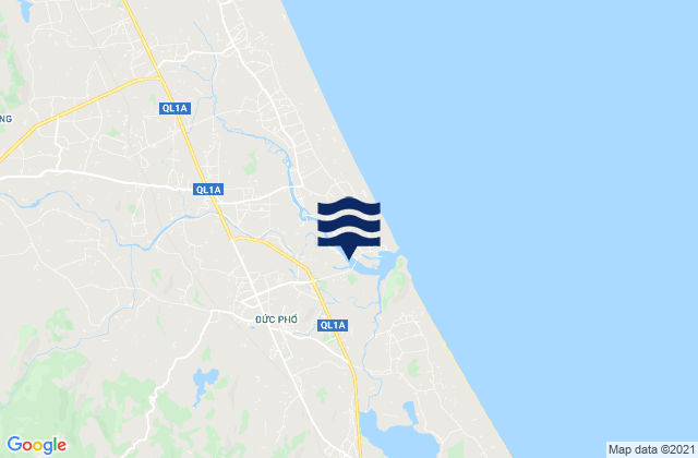 Mapa de mareas Đức Phổ, Vietnam