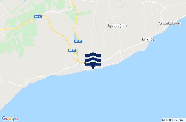 Mapa de mareas Şarköy, Turkey