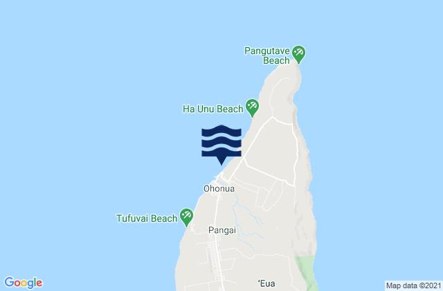 Mapa de mareas ‘Ohonua, Tonga
